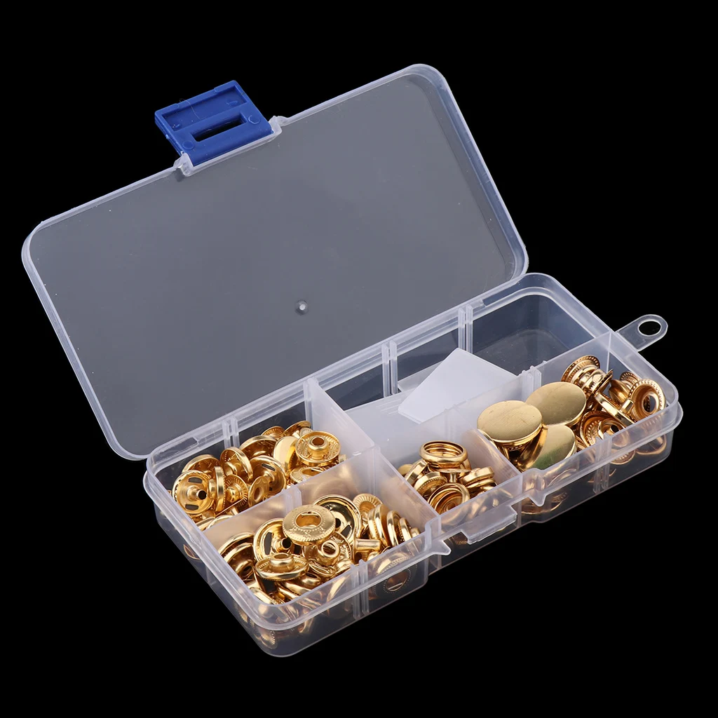 40 Set Wholesale Snap Buttons Press Studs with Fixing Tool DIY Jewelry Making Supplies Findings