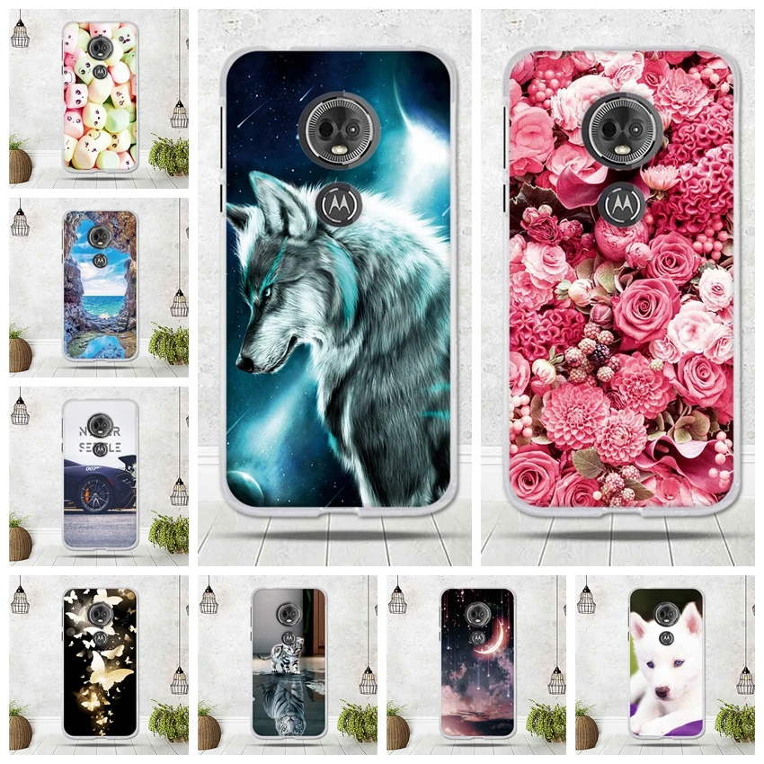 

For Motorola Moto E5 EU version Case For Moto E (5th Gen.) Cover Soft Silicone Phone For Motorola Moto G6 Play Case Cover 5.7"