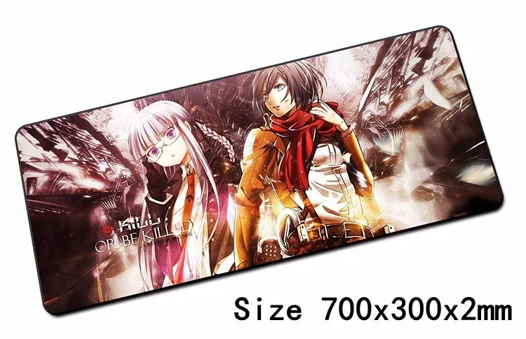 Attack on titan padmouse 700x300 мм площадку для мышь Notbook коврик для компьютерной мышки locrkand игровой коврик для мыши геймер для ноутбука коврик для мыши