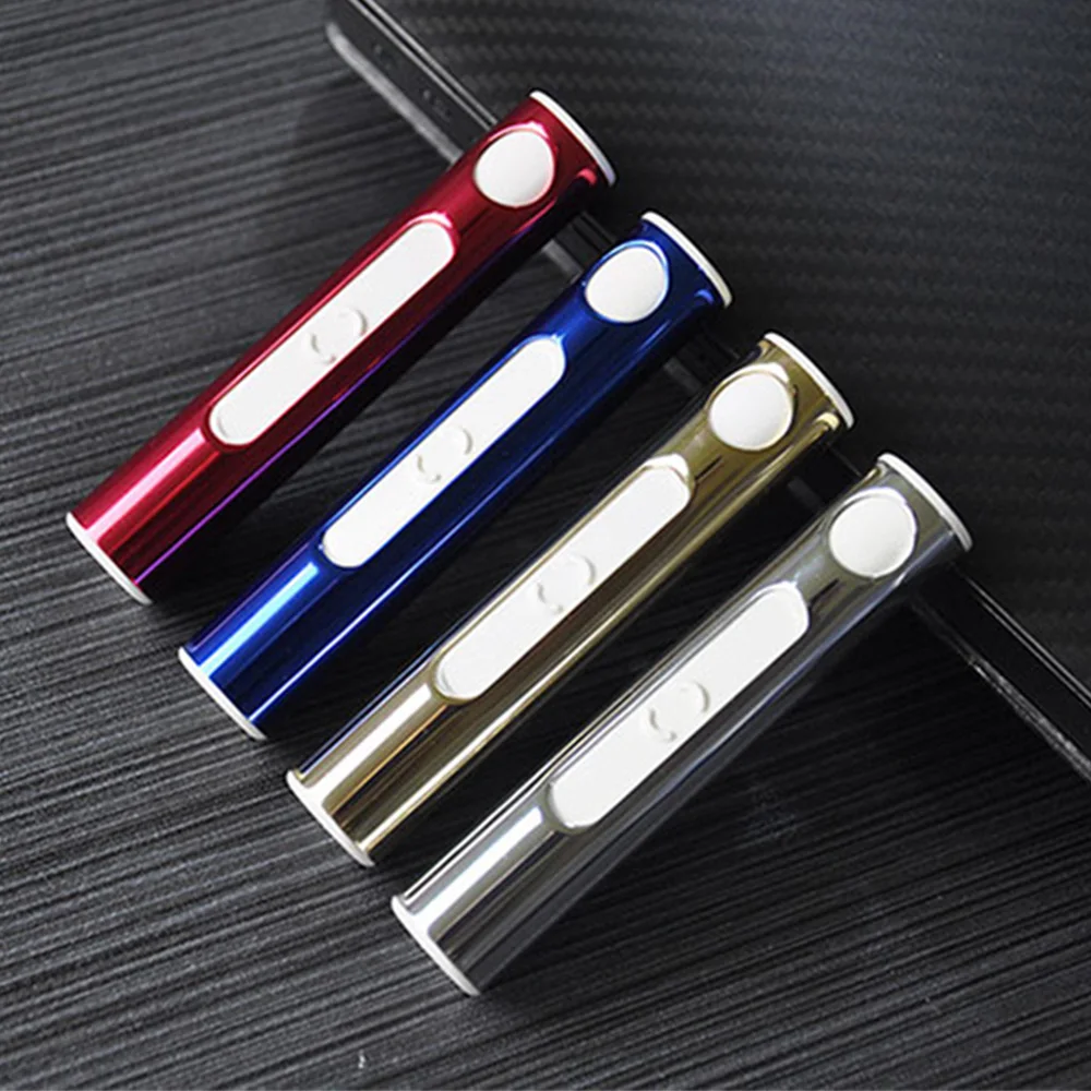 5PCS Wholesale Electronic Lighter 5 Colors Random Cylinder Cigar
