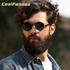 COOLPANDAS Round Sun Glasses Men & Women Polarized Sunglasses John Lennon Granny Sunglasses Gothic Steampunk Vintage Sol Eyewear ► Photo 1/6