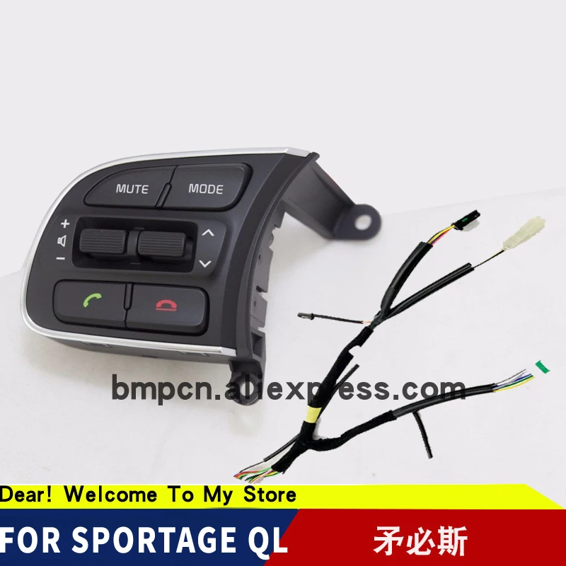 Steering Wheel Remote Control LH with wire 96710D9020 56190D9870 For