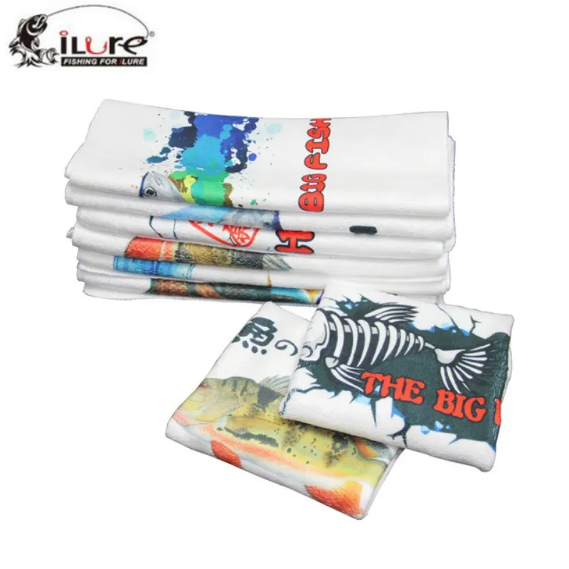 

Ilure 33*34cm Fishing Scarf Seamless Fish Towel Pattern Outdoor Bandanas Fishing Tube Carp Fishing Pesca Accessories Tool