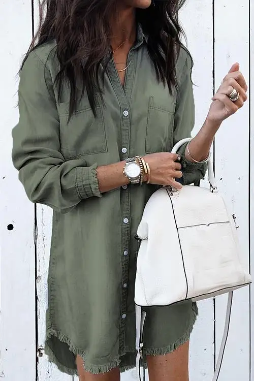 

Fashion Long Sleeve S M L XL XXL Loose Women Denim Shirts Female Denim Shirts plus size blusas mujer de moda 2019
