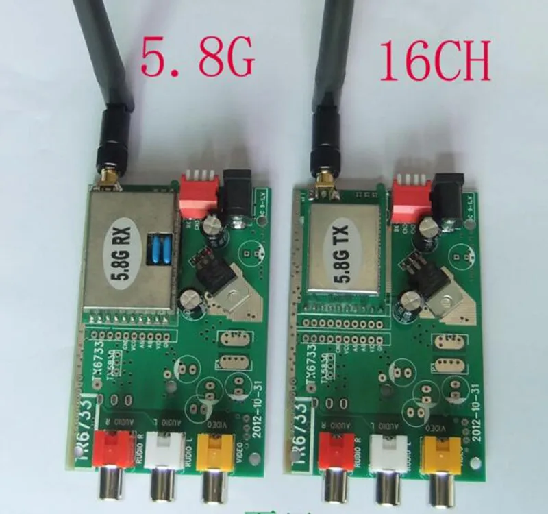 

200Mw Transmitter & Receiver 5.8G Wireless Audio Video Transmission FPV