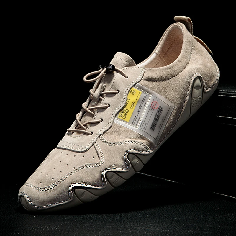 

Autumn 2019 Leather Sneakers Men Fashion Casual Shoes Male Natural Leather Men Young Casual Shoes Good Quality Flats Sneakers