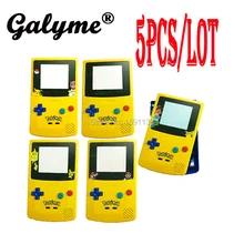 5 шт./партия Передняя желтая задняя синяя Цветная Оболочка Чехол Pocket ELF экран объектив подходит для Gameboy цвет ремонт корпус мальчик цвет w/Винты
