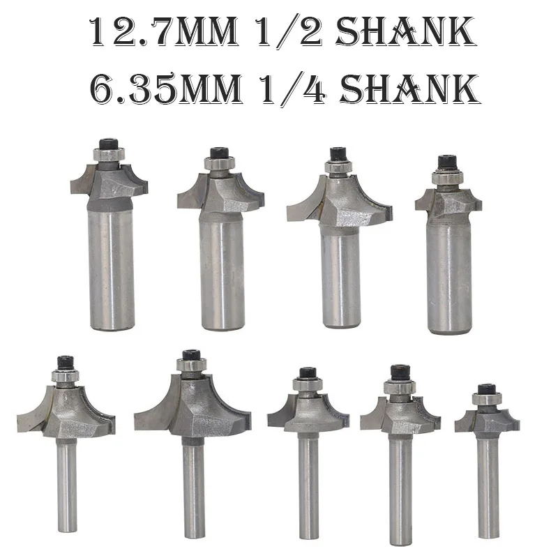 High quality 6.35mm/12.7mm corner rounding end mill R chamfer Milling