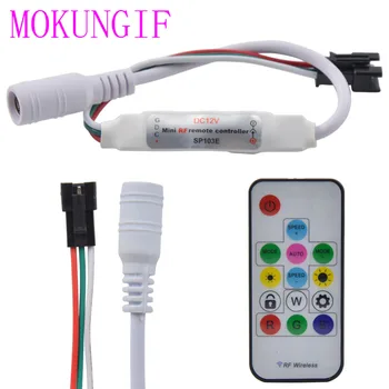 

New Wireless RF SP103E 14 keys Digital for WS2811 WS2812 WS2812B LED Controller 5V 12V 2048Pixels LED Pixel Strip