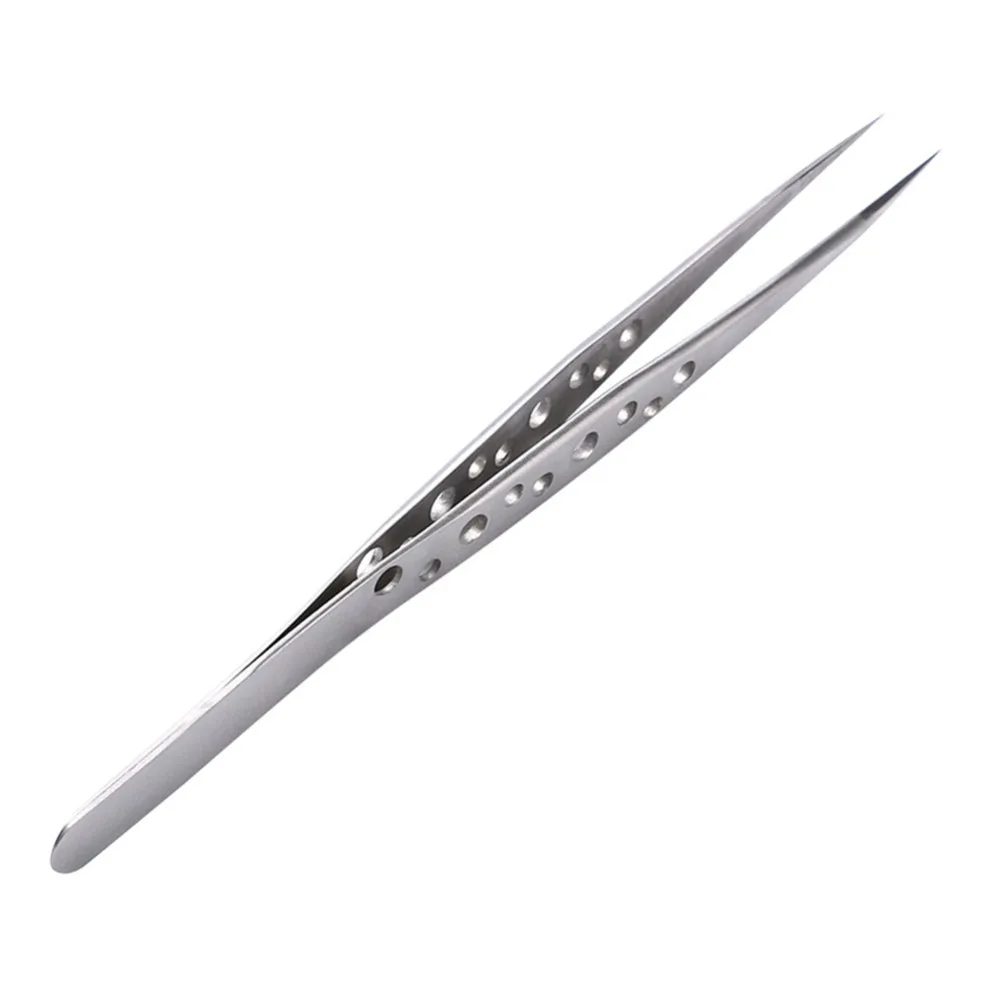 Precision Electronics Tweezers Set Ultra Fine Curved Straight Tips Stainless Steel Forceps Mobile Phone Repair Hand Tools Set
