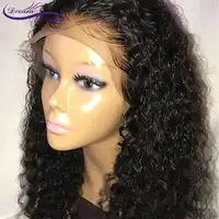 Curly Lace Front Human Hair Wigs For Women 13X4 Brazilian Non-Remy Human Hair Pre Plucked Lace Wig With Baby Hair Dream Beauty