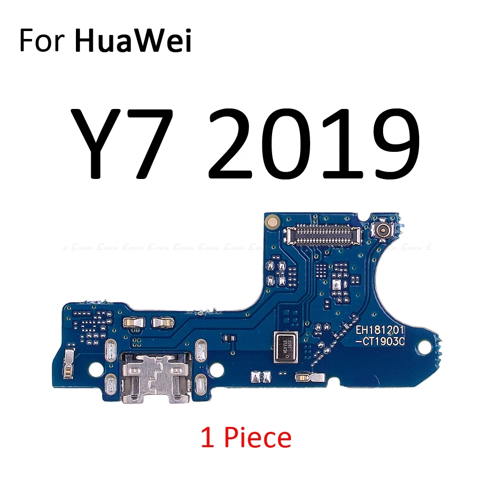Новинка usb Зарядное устройство Док-станция порт плата с микрофоном микрофон гибкий кабель для HuaWei Y9 Y7 Y6 Pro Y5 Prime GR5
