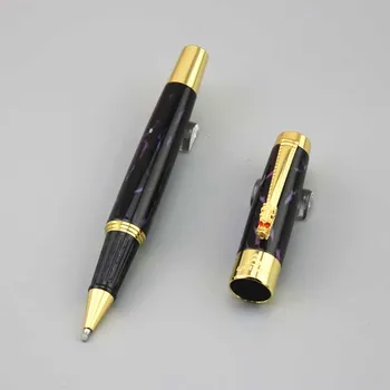 

DKW black ballpoint Pen metal School Office supplies man women luxury rollerball pens business gift pen father gift 037
