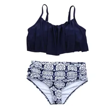 Женский Falbala с высокой талией набор пуш-ап condole belt vest купальный 1-18