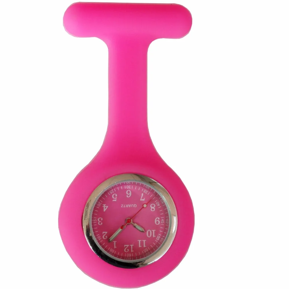 Красочный Дизайн Доктор Медсестры резиновый силиконовый ремешок для часов FOB карманные часы больничные медицинские Личные Женские часы