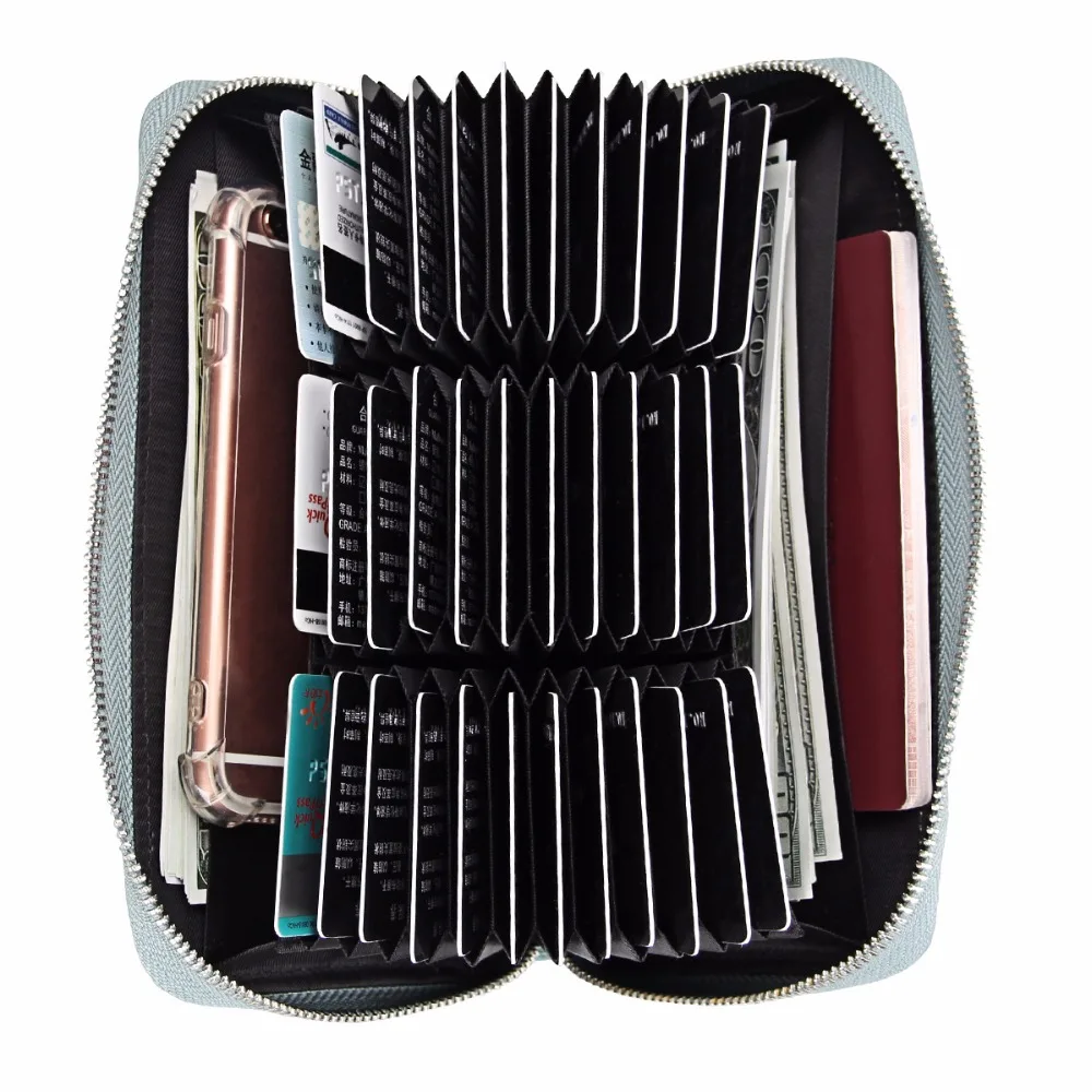 2018 luxury genuine leather credit card holder for women high quality