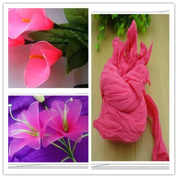 

Free shipping 47 colors mix shipping or only one color ship mesh flowers,nylon stocking material/ronde flower for DIY flower