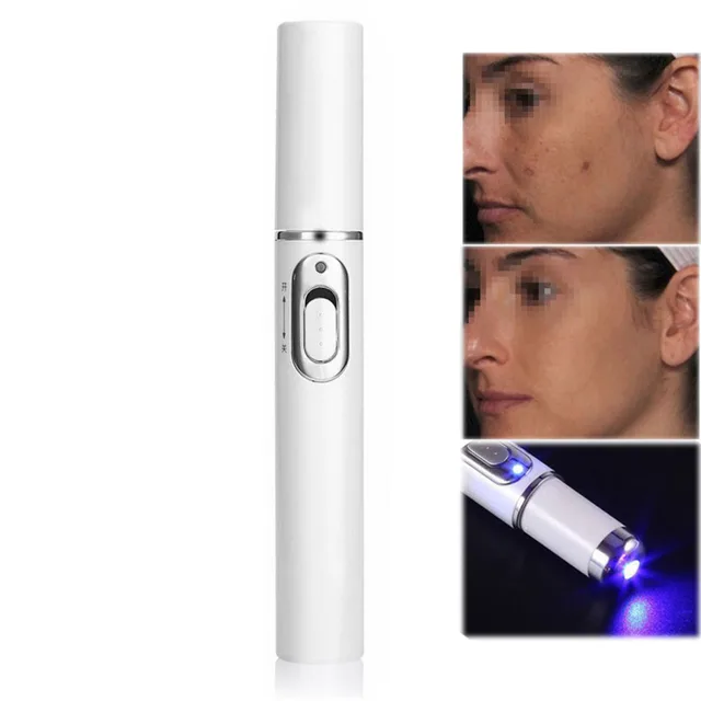 Acne Laser Pen Portable Wrinkle Removal Scar Remover Device Blue Light