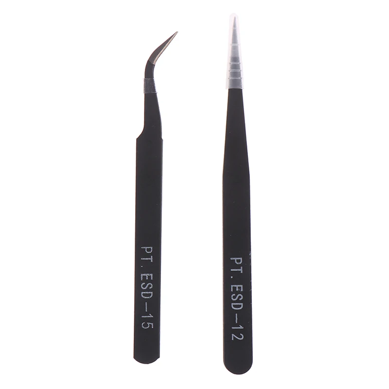 1Pcs Curved Straight Tweezer Stainless Steel Nail Sticker False Eyelash Rhinestone Nipper Picker Makeup Tool Set | Красота и здоровье