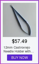 140mm com Pinças Oftálmicas da Cirurgia dos Círculos de 0.5mm Pinça Oftálmica Titanium Scissor 22 Pinça oftálmica titanium scissor 140mm com pinças