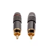 Sindax RCA Terminals Double Lotus adapter Plug RCA connectors Audio Video Connector head Adapter for Speaker Cable Amplifiers ► Photo 2/6