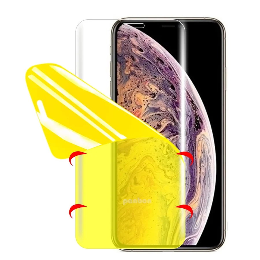 

Hydrogel Film For iPhone xr xs max iphone x Nano film Full Coverage cover For iphone 8 7 6 Plus Screen Protector