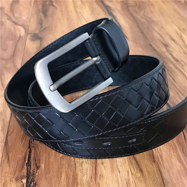 mens braided belt