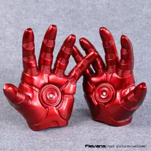 Железный человек перчатки с светодиодный свет ПВХ Фигурки Коллекционная модель игрушки " 20 см