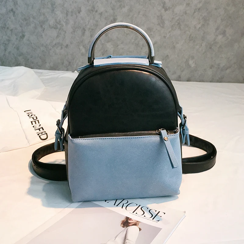 Janespri Fashion Rivet women Backpack PU Leather Female Backpack High Quality Mini Casual bags for Girls 2018 mochila New (32)