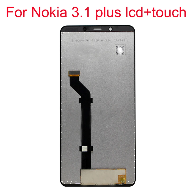 

JPFix For Nokia 3.1 3.1 Plus LCD Touch Screen Digitizer Display Assembly Replacement Without Frame Org