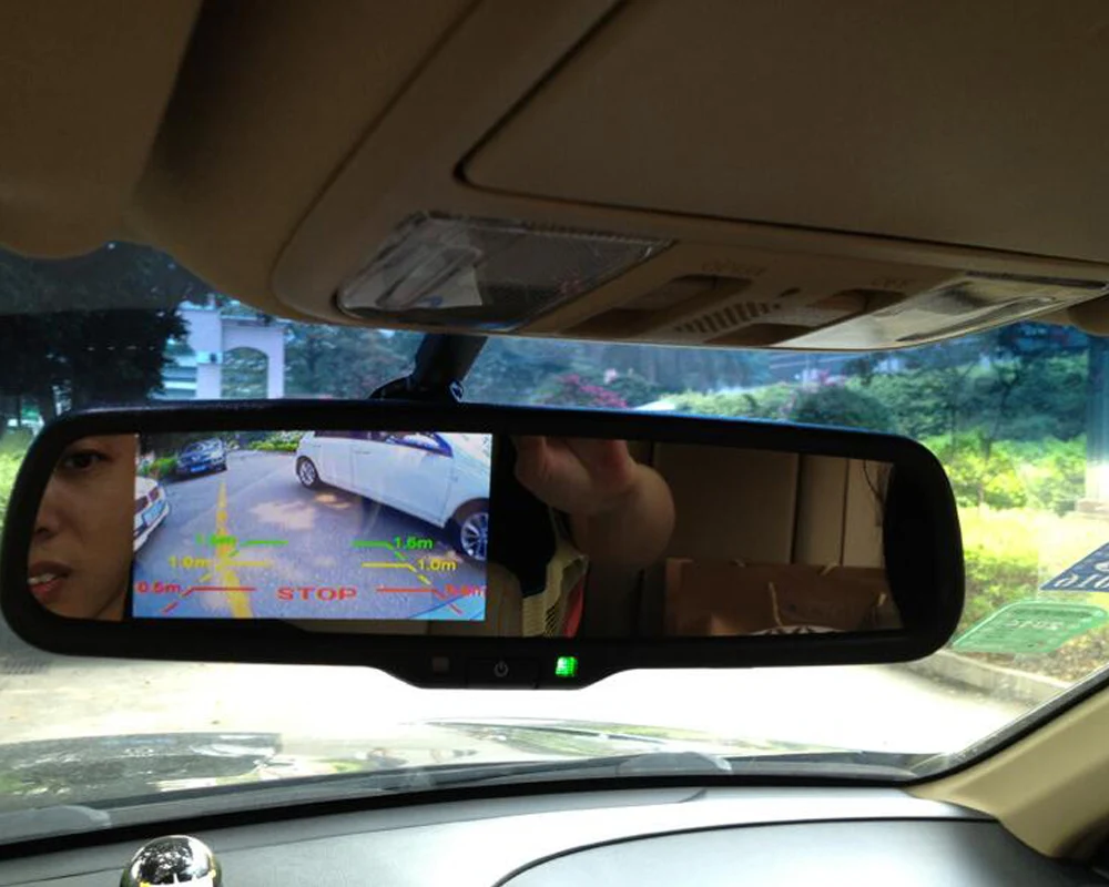 Зеркало заднего вида TFT lcd монитор заднего вида HD дисплей камера ночного видения камера заднего вида система парковки NTSC PAL