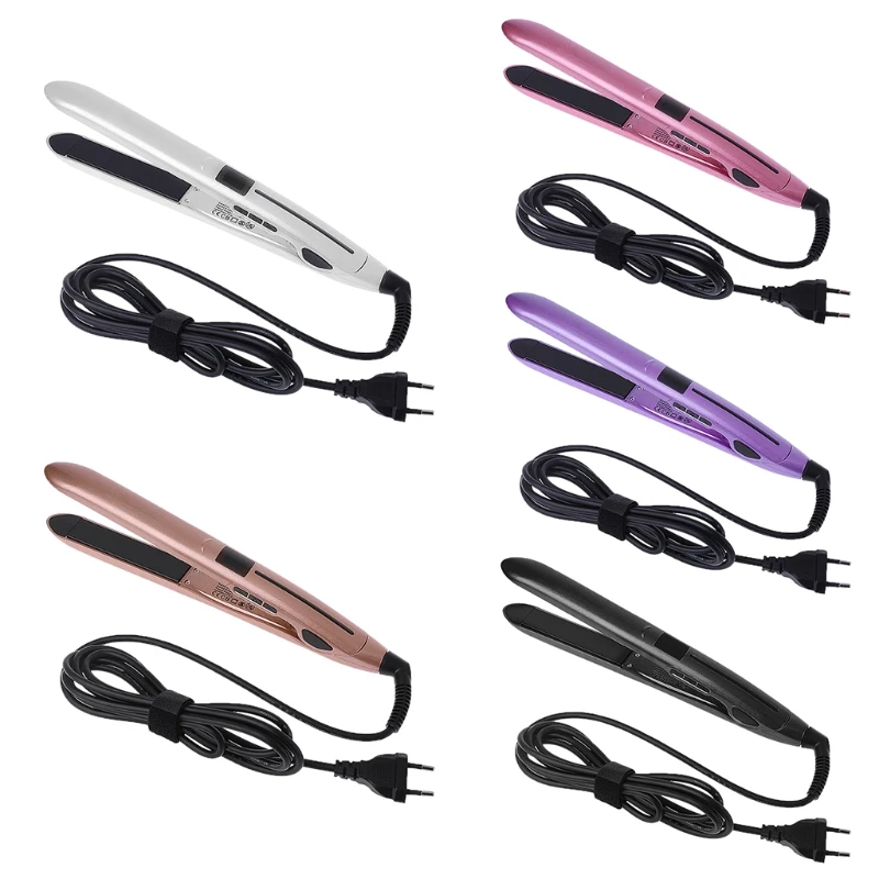 

Pro Hair Salon PTC Flat Iron Hairs Straightener LCD Display Straightening Styler