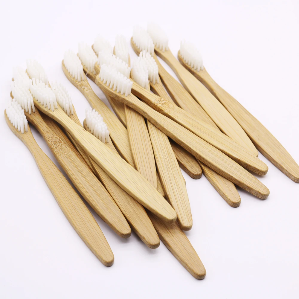 

DR.PERFECT 500 Pieces/lot Natural Bamboo Handl Care Soft Bristle Eco friendly wooden Bamboo Toothbrush only for PALLU