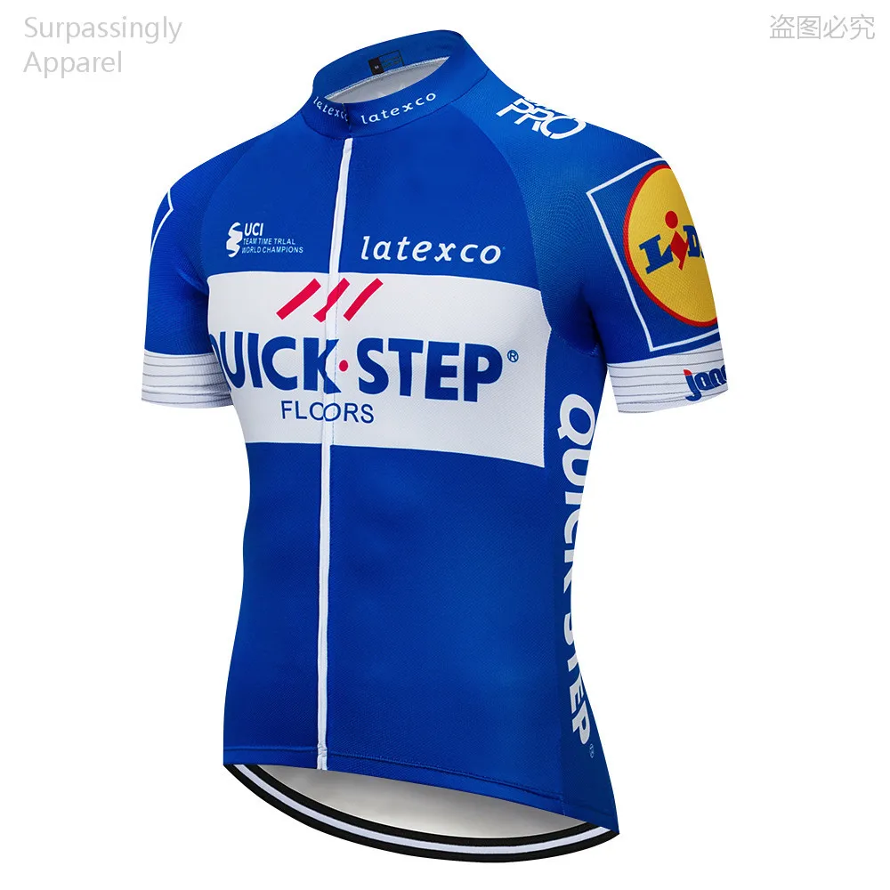 Pro Blue Team Quick Step мужские летние шорты комбинезон с для велоспорта велосипедные