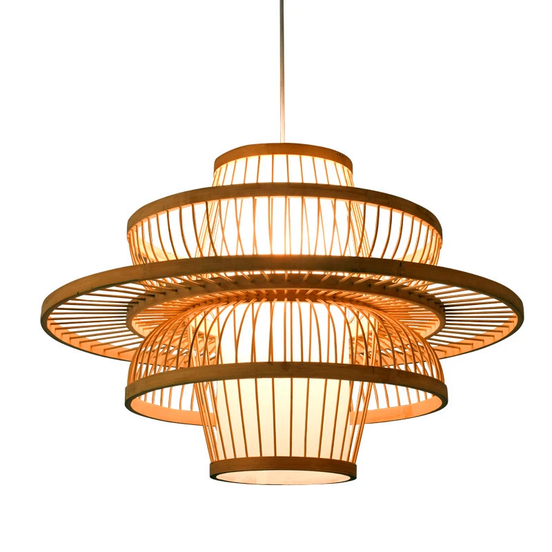 Chinese Bamboo Led Chandelier Lighting Garden Restaurant Chinese Bamboo Led Chandelier Lighting