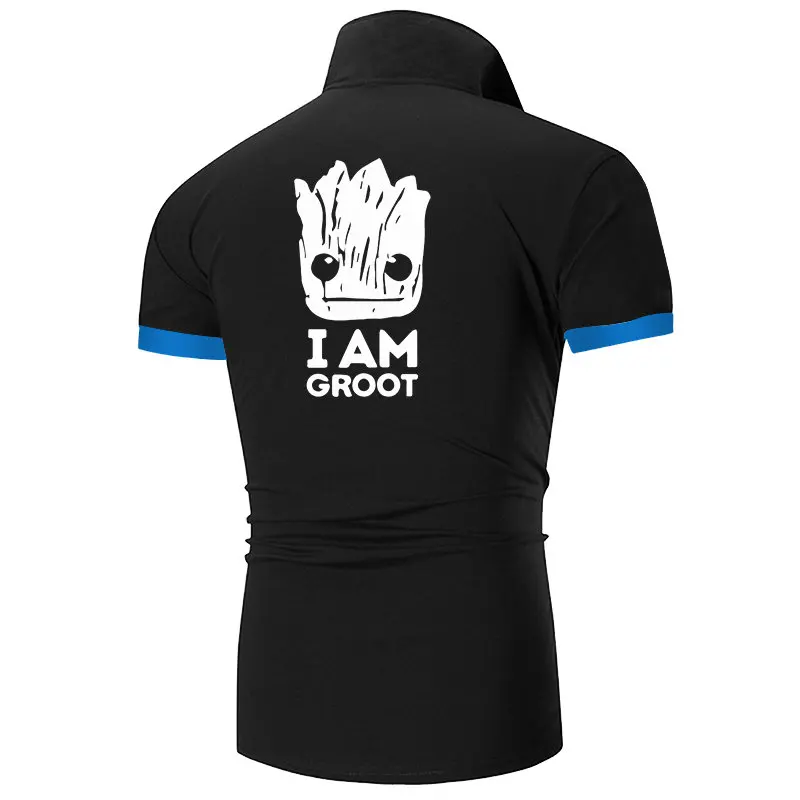 

Men Clothes 2019 Men Polo Shirt Shorts Sleeve Summer Shirt Male Cotton Black Polo Shirts Brands Fashion Dress Top Quality Solid