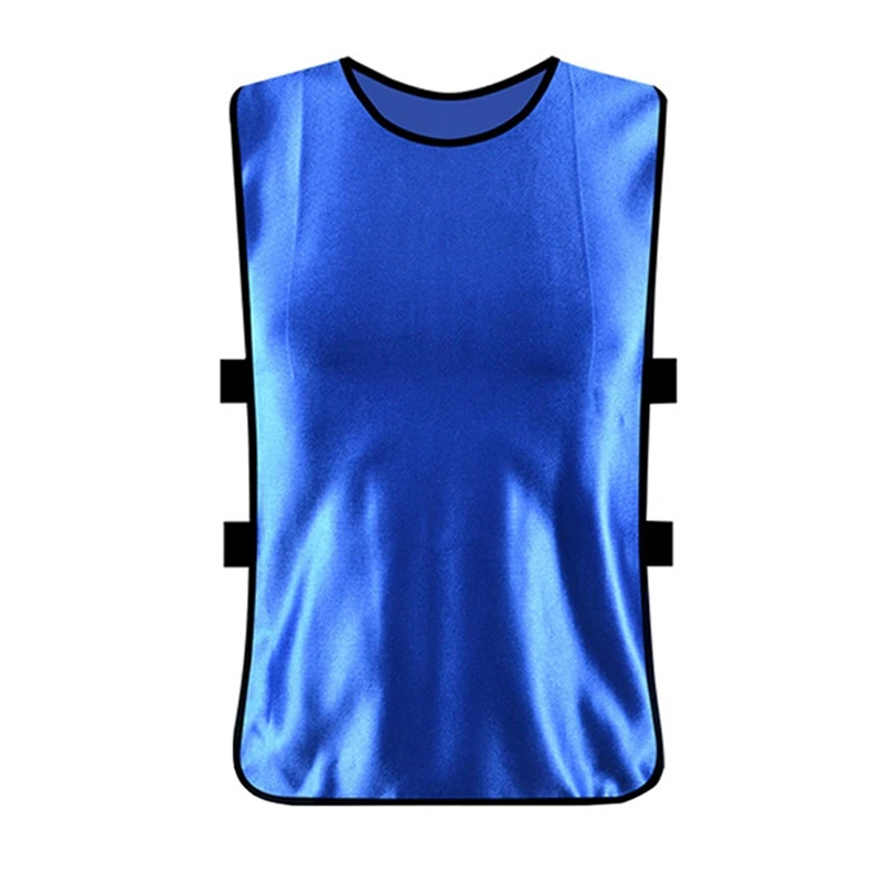 الكبار الأطفال كيد فريق كرة قدم رياضية لكرة القدم تدريب Pinnies الفانيلة سريع جاف تنفس التدريب مريلة سترة