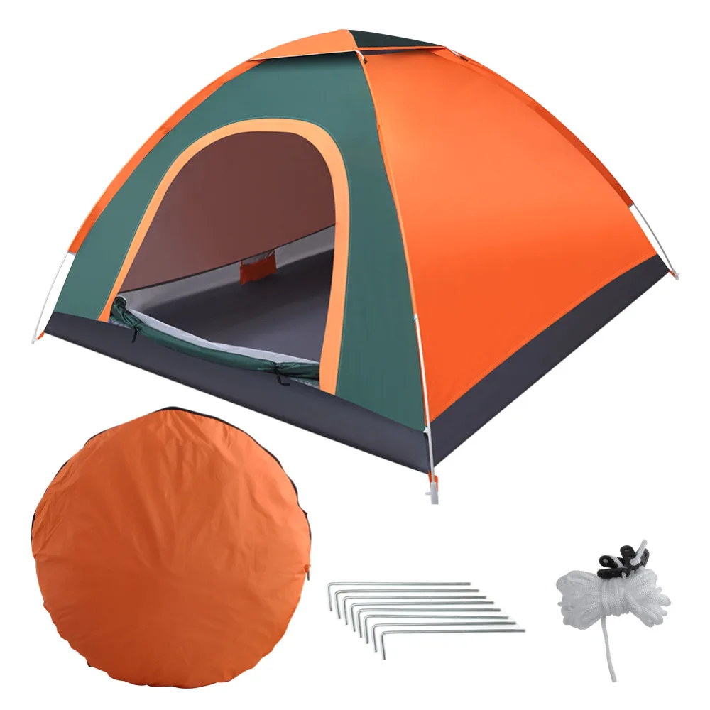 3-4 человека кемпинговая палатка Автоматическая всплывающая палатка для уличного кемпинга палатка Водонепроницаемая Складная кемпинговая палатка, 200x200x135 см