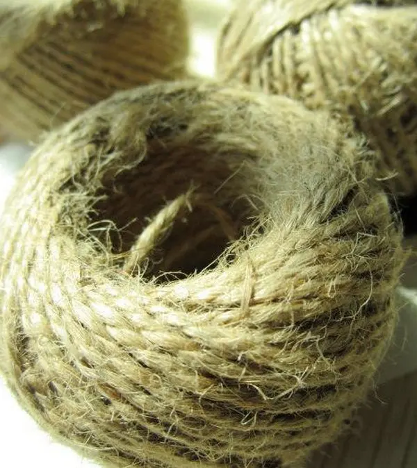 5 pcs 30m/roll Natural Twine Cord Hemp Jute Rope String Gift Packing Hang Tag String For