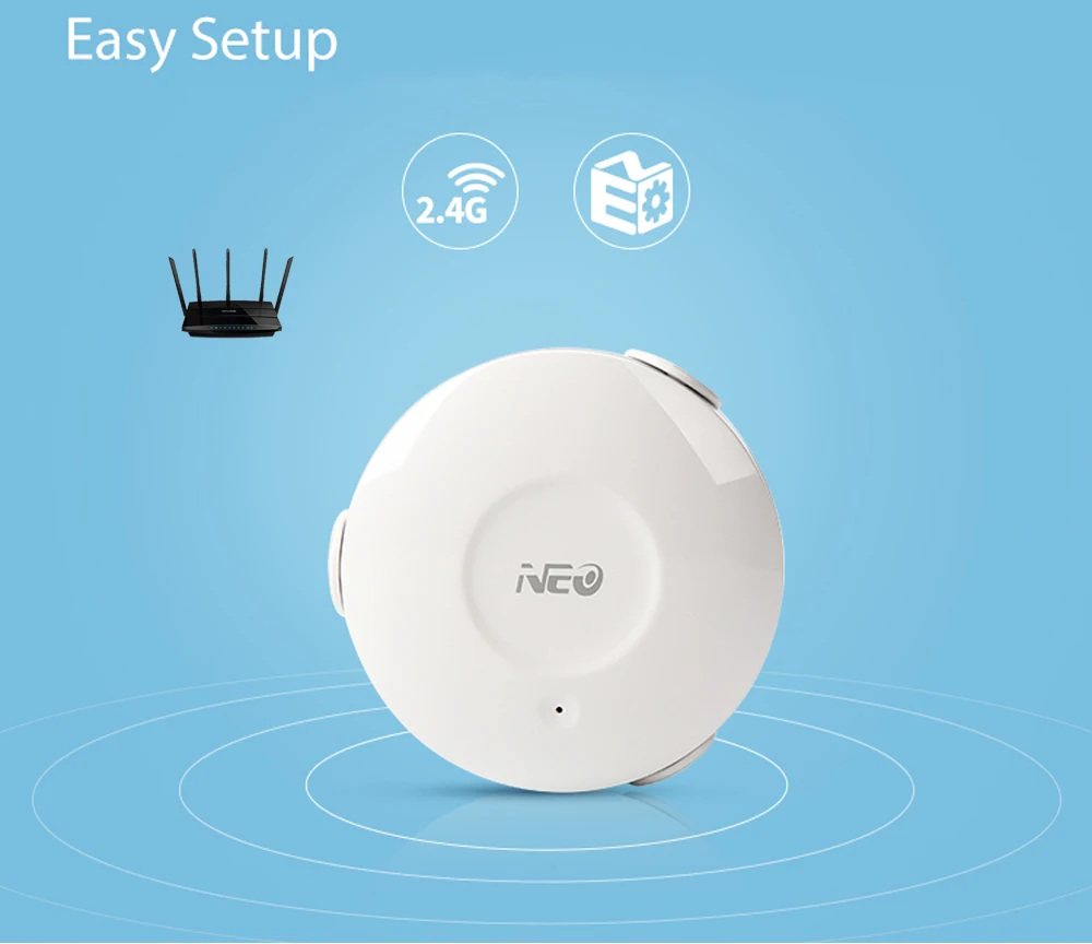 Tuya Smart Life WiFi Датчик потока воды детектор утечки воды сигнализация совместима с IFTTT