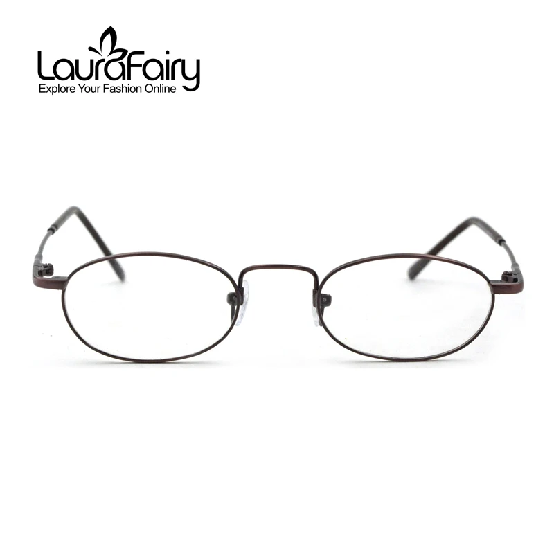 Лаура Фея дети девочки и мальчики очки рамки Овальный дизайн памяти оптическая оправа из металла LF501