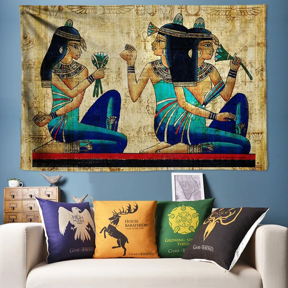 

Lotus Flower Wall Hanging Mandala Tapestry Boho Egypt Girls Hippie Tapestry Psychedelic Decorative Wall Tapestries Large 200x300
