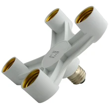 E27 До Четырех E27 Винтовой Крышкой Фотографии освещения Переключатель Держатель Лампы