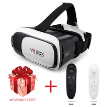 2017 Hot Google cardboard VR BOX 2.0 Version 3D Virtual Reality Glasses For 3.5-6.0 inch Smartphones and Bluetooth Controller3.0