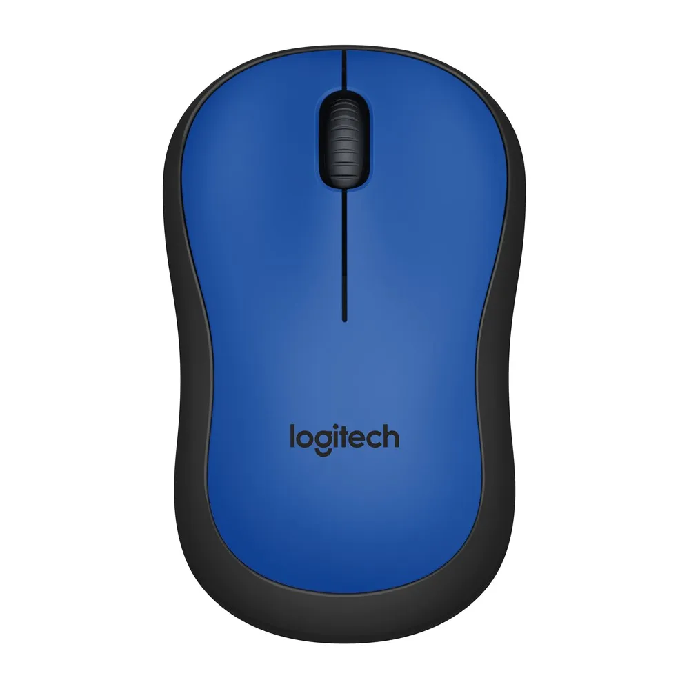 

Logitech M220, Ambidextrous, Optical, RF Wireless, 1000 DPI, Black,Blue