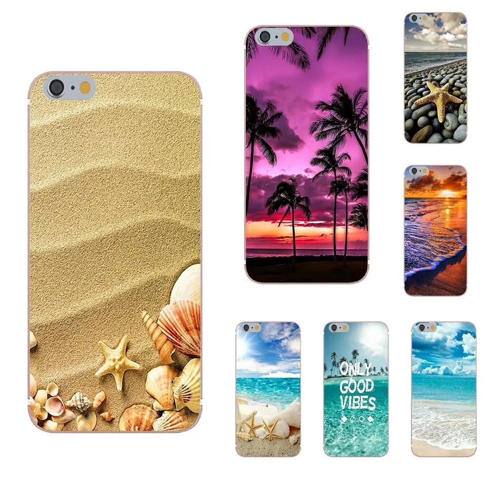 

For Xiaomi Redmi 5 4A 3 3S Pro Mi4 Mi4i Mi5 Mi5S Mi Max Mix 2 Note 3 4 Plus Cell Case Summer Beach Relax Starfish Ocean Sky Sun