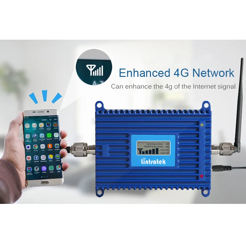 Lintratek powerful 4G signal booster 2600Mhz LTE