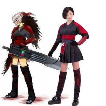 

Cosplaydiy Anime RWBY Cosplay the mother of Yang Xiaolong Raven Branwen Costume Women Halloween Carnival Outfit Custom Made