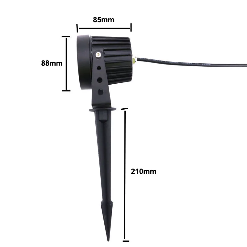 7W High power lawn 6-