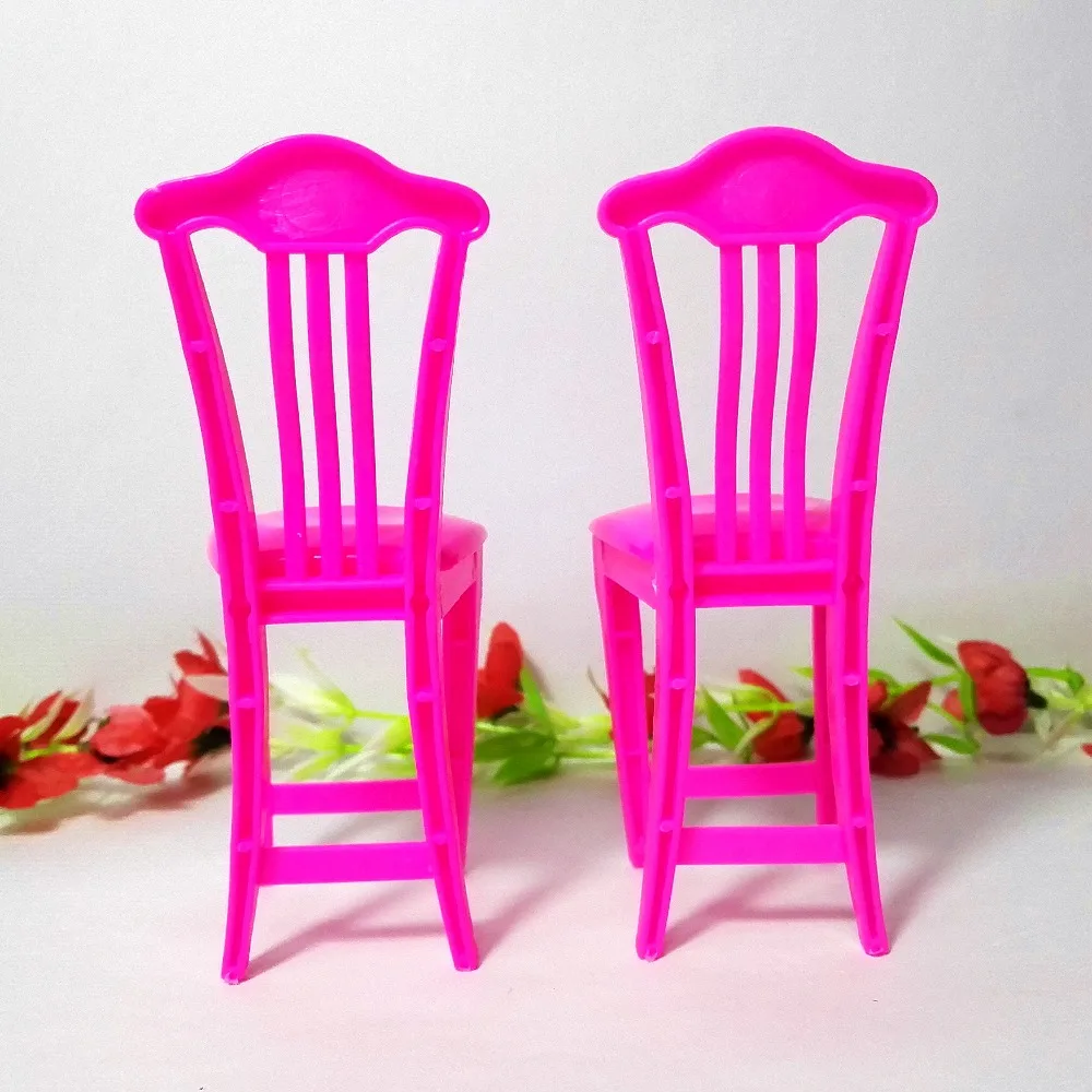 4pcs/lot Pink Nursery Baby High Chair Table chair 1/6 for Barbie Doll's House Dollhouse Furniture,play house toys 4pcs/lot Pink Nursery Baby High Chair Table chair 1/6 for Barbie Doll's House Dollhouse Furniture,play house toys